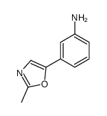 3-(2-methyl-1,3-oxazol-5-yl)aniline Structure