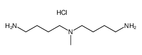 bis(4-aminobutyl)methylamine trihydrochloride结构式
