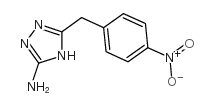 5-(4-硝基苄基)-4H-1,2,4-三唑-3-胺结构式