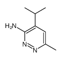 6-methyl-4-propan-2-ylpyridazin-3-amine结构式