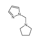 1-(PYRROLIDIN-1-YLMETHYL)-1H-PYRAZOLE Structure