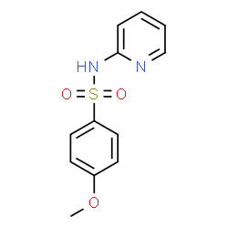 4-methoxy-N-(pyridin-2-yl)benzenesulfonamide structure