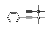 [dimethyl(2-phenylethynyl)silyl]-ethynyl-dimethylsilane Structure