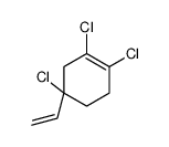 1,2,4-trichloro-4-ethenylcyclohexene Structure