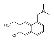 [3-chloro-8-[(dimethylamino)methyl]naphthalen-2-yl]methanol结构式