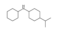 N-cyclohexyl-4-propan-2-ylcyclohexan-1-amine Structure