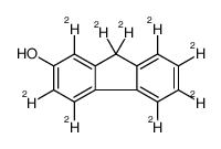 9H-Fluoren-2-ol-d9结构式