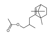 2-methyl-3-(1,7,7-trimethylbicyclo[2.2.1]hept-2-en-2-yl)propyl acetate结构式