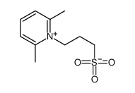 2,6-dimethyl-1-(3-sulphonatopropyl)pyridinium Structure