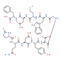 Caerulein, 4-desulfo-10-l-phenylalanine-结构式