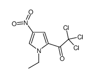 2,2,2-Trichloro-1-(1-ethyl-4-nitro-1H-pyrrol-2-yl)ethan-1-one picture