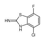 2-BENZOTHIAZOLAMINE, 4-CHLORO-7-FLUORO-结构式