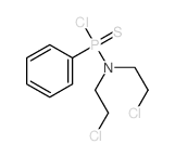 Phosphonamidothioicchloride, N,N-bis(2-chloroethyl)-P-phenyl- (7CI) structure