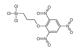 trichloro-[3-(2,4,6-trinitrophenoxy)propyl]silane Structure