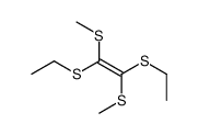 1,2-bis(ethylsulfanyl)-1,2-bis(methylsulfanyl)ethene结构式