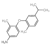 4-(5-Isopropyl-2-methylphenoxy)-3-methylaniline Structure