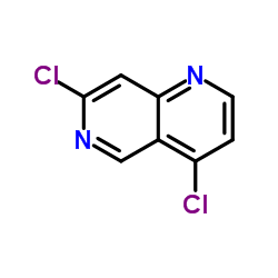 4,7-Dichloro-1,6-naphthyridine structure