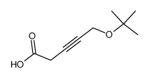 5-t-butoxy-3-pentynoic acid Structure