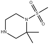 2,2-Dimethyl-1-(Methylsulfonyl)Piperazine Structure