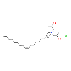 allylbis(2-hydroxypropyl)oleylammonium chloride Structure