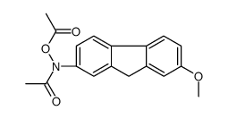 [acetyl-(7-methoxy-9H-fluoren-2-yl)amino] acetate Structure