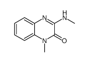 1-Methyl-3-(methylamino)-2(1H)-quinoxalinone Structure