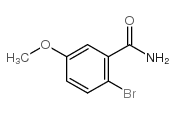 2-Bromo-5-methoxybenzamide, structure