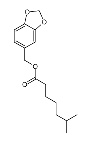 Piperonyl 6-methylheptanoate结构式