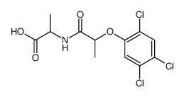 2-[2-(2,4,5-Trichloro-phenoxy)-propionylamino]-propionic acid Structure