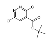 tert-butyl 3,6-dichloropyridazine-4-carboxylate Structure