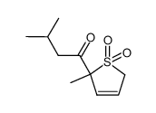 2-isovaleroyl-2-methyl-2,5-dihydrothiophene 1,1-dioxide结构式