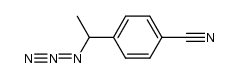 1-(4-cyanophenyl)ethyl azide Structure