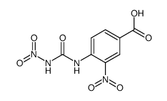 3-nitro-4-(N'-nitro-ureido)-benzoic acid结构式