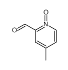 Picolinaldehyde, 4-methyl-, 1-oxide (6CI) picture