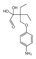 3-[(4-aminophenoxy)methyl]-3-ethyl-2,2-dihydroxypentanal Structure