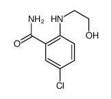 5-chloro-2-(2-hydroxyethylamino)benzamide结构式