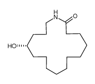 (S)-12-hydroxy-1,15-pentadecanlactam结构式