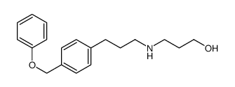 3-[3-[4-(phenoxymethyl)phenyl]propylamino]propan-1-ol Structure