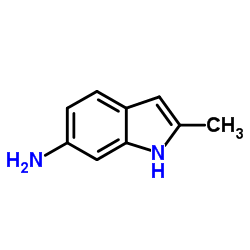 2-甲基-1H-吲哚-6-胺结构式