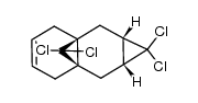 (1aα,2aα,6aα,7aα)-1,1,8,8-Tetrachloro-1a,2,3,6,7,7a-hexahydro-2a,6a-methano-1H-cyclopropa[b]naphthalene结构式