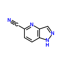 1H-吡唑并[4,3-b]吡啶-5-甲腈结构式