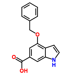 1H-Indole-6-carboxylic acid, 4-(phenylmethoxy)-图片