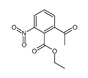 Ethyl 2-acetyl-6-nitrobenzoate结构式