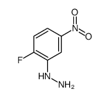 (2-Fluoro-5-nitrophenyl)hydrazine Structure