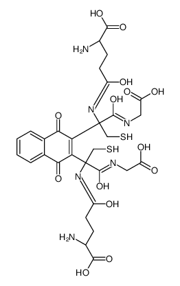 2,3-(di-glutathion-S-yl)-1,4-naphthoquinone结构式