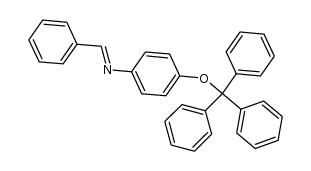 N-benzylidene-4-(trityloxy)aniline结构式