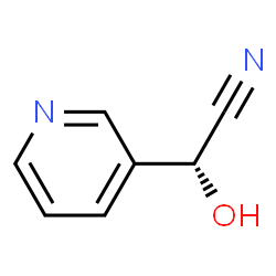 3-Pyridineacetonitrile,alpha-hydroxy-,(alphaR)-(9CI)结构式