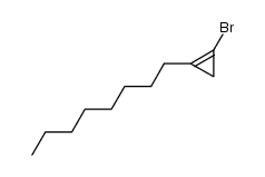 1-bromo-2-octylcycloprop-1-ene Structure