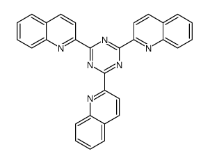 2-[4,6-di(quinolin-2-yl)-1,3,5-triazin-2-yl]quinoline结构式