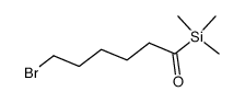 6-bromo-1-(trimethylsilyl)hexan-1-one Structure